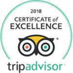Tripadvisor 2018 certificate of excellence